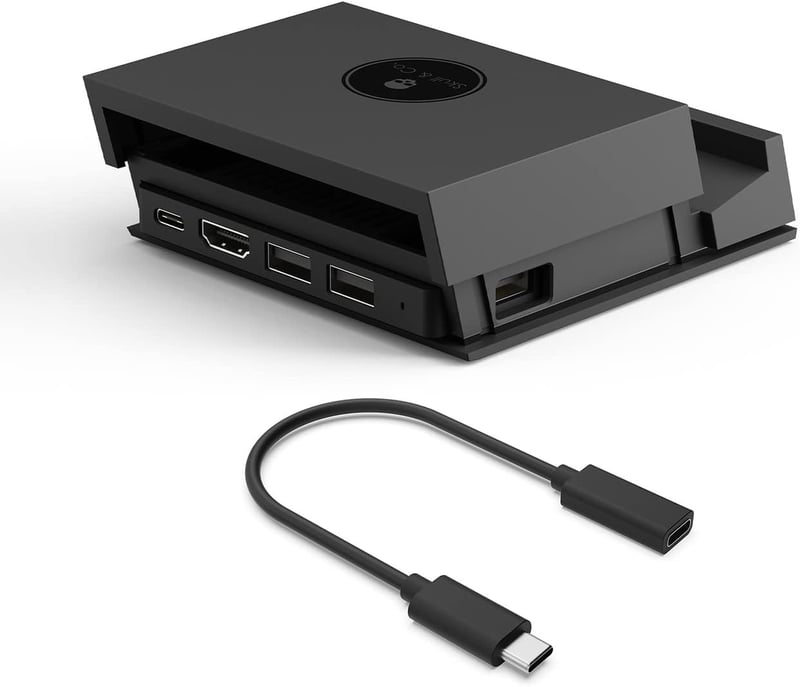 Skull & Co. Jumpgate PRO dokkoló Nintendo Switch OLED-hez, USB hub és HDMI adapter