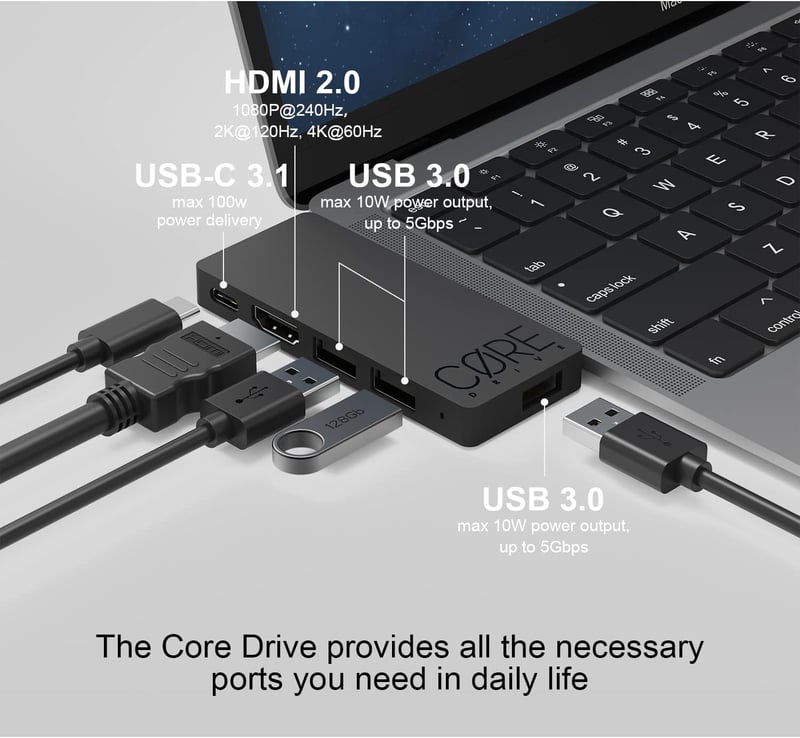 Skull & Co. Jumpgate PRO dokkoló Nintendo Switch OLED-hez, USB hub és HDMI adapter