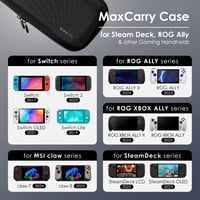 Skull & Co. Maxcarry kemény hordtáska Steam Deck/ROG Ally - fekete 2