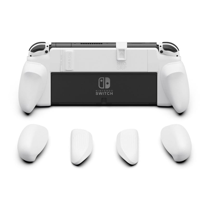 Skull & Co. NeoGrip ergonomična zaštitna maska za Nintendo Switch OLED i standardni model - bijela