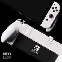 Skull & Co. NeoGrip Nintendo Switch OLED és Standard Védőtok Cserélhető Fogantyúkkal - NeoGrip Only, NeoGrip Only-OLED White 3