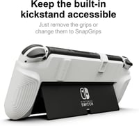 Skull & Co. NeoGrip Nintendo Switch OLED és Standard Védőtok Cserélhető Fogantyúkkal - NeoGrip Only, NeoGrip Only-OLED White 4