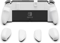 Skull & Co. NeoGrip Nintendo Switch OLED és Standard Védőtok Cserélhető Fogantyúkkal - NeoGrip Only, NeoGrip Only-OLED White 1