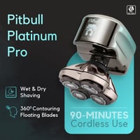 Skull Shaver Pitbull Platinum Pro elektromos borotva férfiaknak vízálló 2