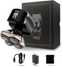 Skull Shaver Pitbull Silver PRO Elektromos Fej- és Arcborotva Férfiaknak - Prémium Körkéses Borotválkozás Ajándékba 1