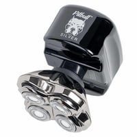 Skull Shaver Pitbull Silver PRO SX5 Brijac za glavu i lice - Vodootporan, Bežični, 70 minuta rada, Ergonomski dizajn, Savršen poklon 1