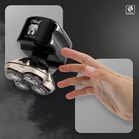 Skull Shaver Pitbull Silver PRO Elektromos Fej- és Arcborotva Férfiaknak - Prémium Körkéses Borotválkozás Ajándékba 6
