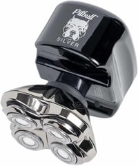 Skull Shaver Pitbull Silver PRO SX5 Fej és Arc Borotva - Vízálló, Vezeték Nélküli, 70 Perces Üzemidő, Ergonomikus Kialakítás, Tökéletes Aján 1