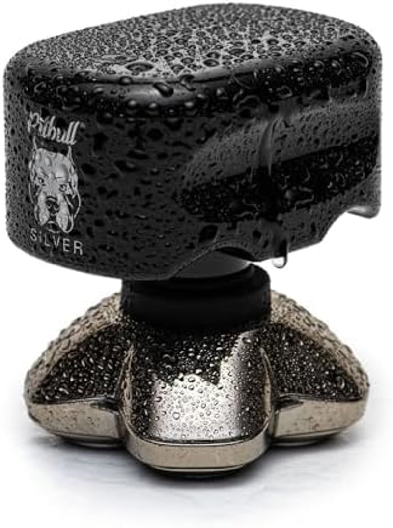 Skull Shaver Pitbull Silver PRO SX5 Fej és Arc Borotva - Vízálló, Vezeték Nélküli, 70 Perces Üzemidő, Ergonomikus Kialakítás, Tökéletes Aján
