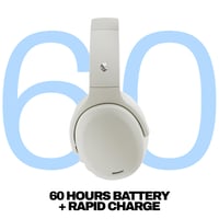 Bezdrôtové slúchadlá cez uši Skullcandy Crusher ANC 2, aktívne potlačenie hluku, multisenzorické basy, 60 hodín výdrže batérie, biele 3