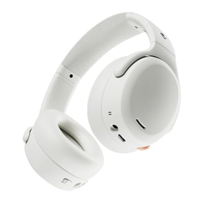 Skullcandy Crusher ANC 2 bežične Bluetooth slušalice preko uha, aktivno poništavanje buke, multisenzorski bas, baterija od 60 sati, bijele