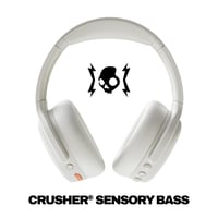 Bezdrôtové slúchadlá cez uši Skullcandy Crusher ANC 2, aktívne potlačenie hluku, multisenzorické basy, 60 hodín výdrže batérie, biele 2