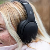 Bezdrôtové Bluetooth slúchadlá Skullcandy Crusher Evo s nabíjacím káblom USB-C, multisenzorické basy, cez uši (Over-Ear), 40-hodinová výdrž batérie – čierne 9