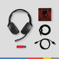 Bezdrôtový herný headset Skullcandy Crusher PLYR 720 – priestorový zvuk THX, viaczmyslové basy, odnímateľný mikrofón, PC/PlayStation/Nintendo, Digi-Black 9