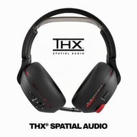 Bezdrôtový herný headset Skullcandy Crusher PLYR 720 – priestorový zvuk THX, viaczmyslové basy, odnímateľný mikrofón, PC/PlayStation/Nintendo, Digi-Black 4