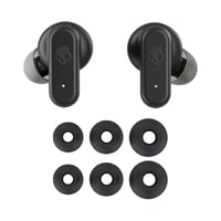 Bezdrôtové slúchadlá Skullcandy Dime 3, Bluetooth, dizajn s potlačením hluku, 20-hodinová výdrž batérie, integrovaný krúžok na kľúče - čierne 9