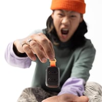 Bezdrôtové slúchadlá Skullcandy Dime 3, Bluetooth, dizajn s potlačením hluku, 20-hodinová výdrž batérie, integrovaný krúžok na kľúče - čierne 6