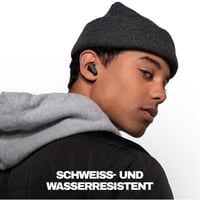 Bezdrôtové slúchadlá Skullcandy Dime 3, Bluetooth, dizajn s potlačením hluku, 20-hodinová výdrž batérie, integrovaný krúžok na kľúče - čierne 3