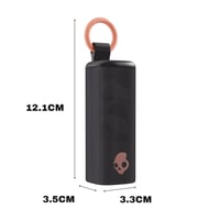 Căști wireless Skullcandy Dime Evo True Black cu microfon, 36 ore autonomie, Bluetooth, compatibile cu iPhone și Android 8