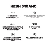 Bluetooth slúchadlá Skullcandy Hesh 540 ANC – čierne 10