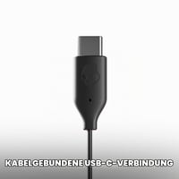 Káblové slúchadlá Skullcandy Jib USB-C – čierne, mikrofón, ovládanie hlasitosti 4