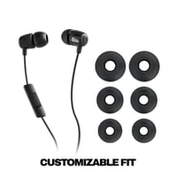 Káblové slúchadlá Skullcandy Jib USB-C – čierne, mikrofón, ovládanie hlasitosti 6