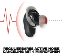 Skullcandy Method 360 ANC vezeték nélküli fülhallgató, aktív zajszűrés, 40 órás akkumulátor, vízálló - black 3