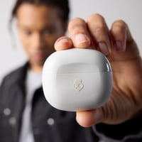 Bezdrôtové slúchadlá Skullcandy Rail ANC s potlačením hluku, 27-hodinovou výdržou batérie, mikrofónom, kompatibilné s iPhone a Android - farba Bone 8