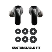 Bezdrôtové slúchadlá Skullcandy Rail ANC s potlačením hluku, 27-hodinovou výdržou batérie, mikrofónom, kompatibilné s iPhone a Android - farba Bone 7