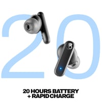 Bezdrôtové slúchadlá Skullcandy Smokin' Buds, 20 h výdrž batérie, IPX4 – čierne 3