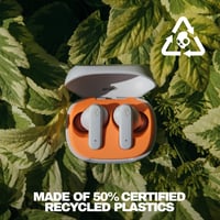 Bezdrôtové slúchadlá Skullcandy Smokin' Buds, 20-hodinová výdrž batérie, odolnosť voči vode IPX4, Bluetooth, mikrofón, kompatibilné s iPhone a Androidom - 2
