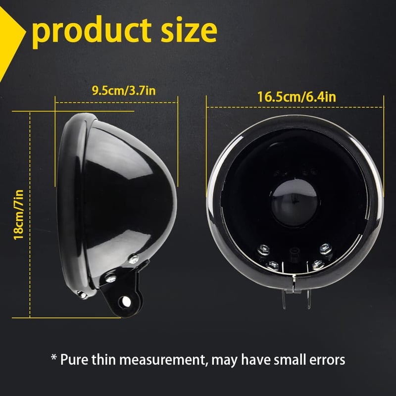 SKUNTUGUANG 5,75 Inch LED Motoros Fényszóró Ház Lámpatest