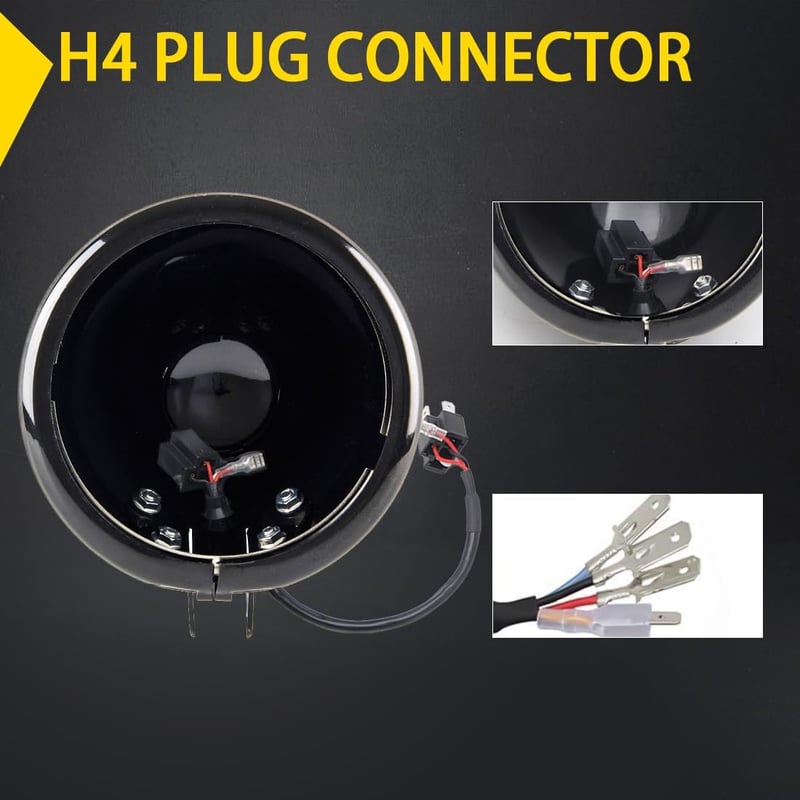 SKUNTUGUANG 5,75 Inch LED Motoros Fényszóró Ház Lámpatest