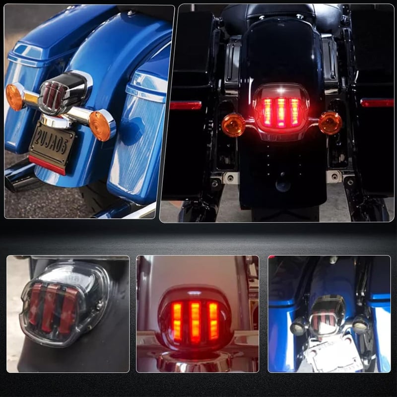 SKUNTUGUANG LED hátsó lámpa Eagle Claw Sportster Fatboy Heritage Softail XL