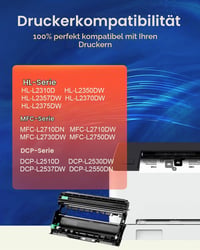 Kompatibilný valec Skydo DR2400 DR-2400 pre Brother TN-2420 TN-2410 HL-L2310D HL-L2370DN HL-L2375DW DCP-L2510D DCP-L2530DW MFC-L2710DN MFC-L2750DW 3