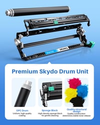Kompatibilný zobrazovací valec Skydo DR248CL pre tlačiarne Brother HL-L3240CDW, DCP-L3560CDW, MFC-L3760CDW, HL-L3215CW, HL-L3220CW, DCP-L3515CDW, DCP-L3520CDW, čierny 4