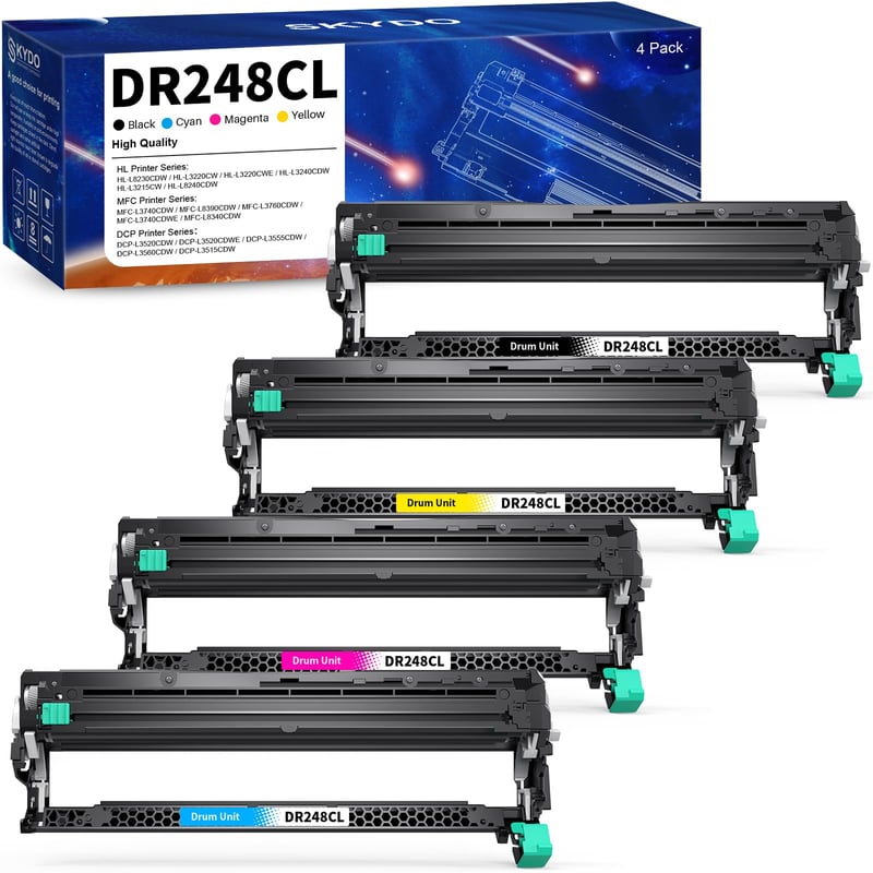 Kompatibilný zobrazovací valec Skydo DR248CL pre tlačiarne Brother HL-L3240CDW, DCP-L3560CDW, MFC-L3760CDW, HL-L3215CW, HL-L3220CW, DCP-L3515CDW, DCP-L3520CDW, čierny