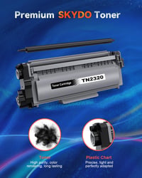 Kompatibilný toner Skydo TN2320 pre tlačiarne Brother TN-2320 TN-2310 MFC-L2700DW L2720DW L2740DW DCP-L2540DN HL-L2300D HL-L2360DN čierny 2 ks 4