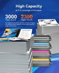 Cartuș de toner compatibil Skydo TN248XL pentru imprimanta Brother HL-L3240CDW, TN248CMYK TN248VAL, set toner aftermarket 3