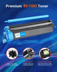 Cartuș de toner compatibil Skydo TN248XL pentru imprimanta Brother HL-L3240CDW, TN248CMYK TN248VAL, set toner aftermarket 4