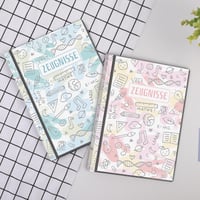 SKYDUE Púzdro na vysvedčenia s 30 vreckami – A4 dosky na diplomy s priehľadnými fóliami, zakladač na dokumenty, diplomy a vysvedčenia, LE-ružová 6
