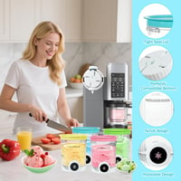 Skyearman Ninja Swirl NC700 4 db-os fagylaltkészítő tartály szett BPA mentes 3