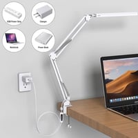 SKYLEO LED asztali lámpa csipesszel - 3 fénymód, 10 fokozat - fehér 2
