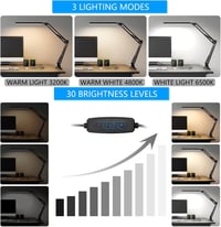 SKYLEO LED asztali lámpa csipeszes rögzítéssel 4