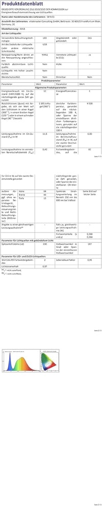 SKYLEO LED Asztali Lámpa Csiptetős 1300 Lm 5 Szín 11 Fényerő Fekete 8
