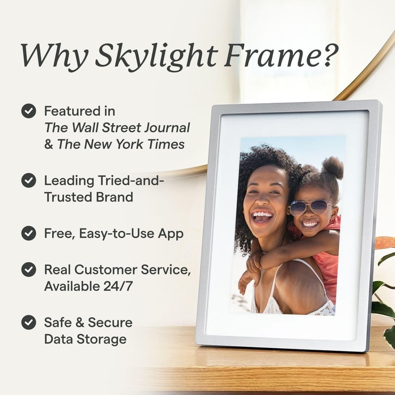 Skylight Frame 15" WiFi Digitális Képkeret Érintőképernyővel és Felhőtárolóval
