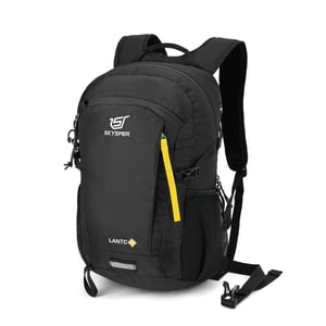 SKYSPER 20L Lagani planinarski ruksak s prozračnom 3D Air Mesh podstavom za leđa, trekking ruksak za muškarce i žene, crni
