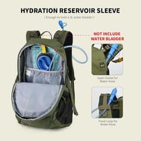 SKYSPER Bogda 35L Túra Hátizsák Hátszellőzéssel és Hidratációs Rendszerrel, Trekking Táska Lélegző 3D Mesh Anyagból 5