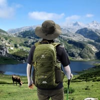 SKYSPER Bogda 35L Túra Hátizsák Hátszellőzéssel és Hidratációs Rendszerrel, Trekking Táska Lélegző 3D Mesh Anyagból 7