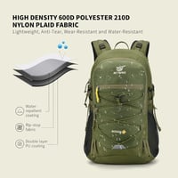 SKYSPER Bogda 35L Túra Hátizsák Hátszellőzéssel és Hidratációs Rendszerrel, Trekking Táska Lélegző 3D Mesh Anyagból 2
